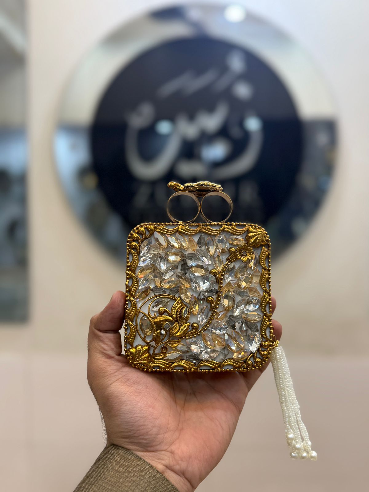 Turkish_Kundan Designer Clutch_Design 34