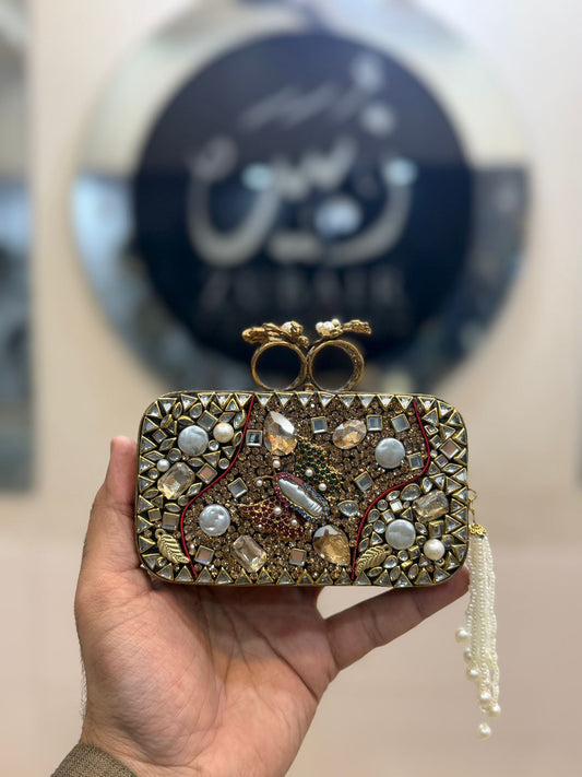 Turkish_Kundan Designer Clutch_Design 38