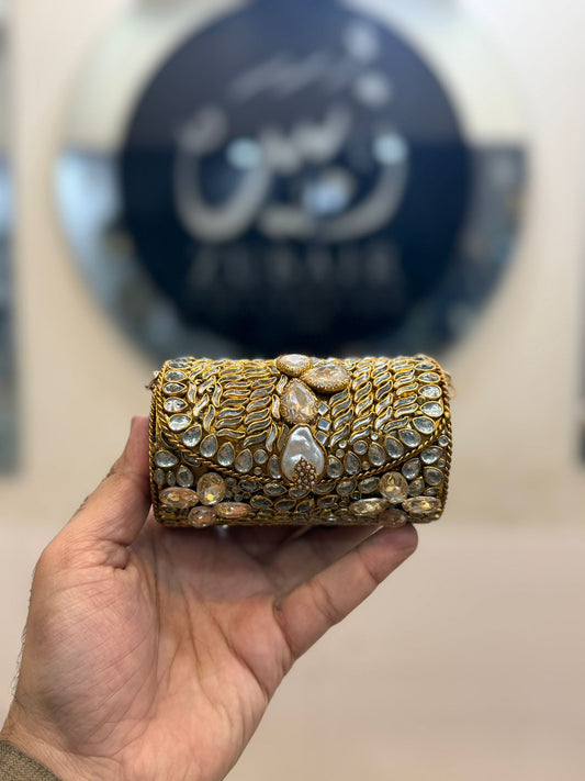 Turkish_Kundan Designer Small Dholki Clutch_Design 48