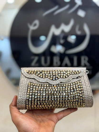 Indian Kundan Golden Clutch_Design 10