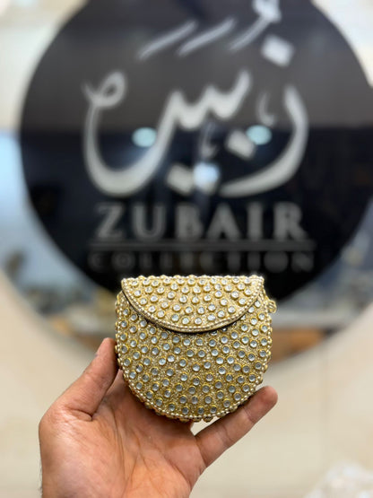 Luxury Handmade Kundan Clutch