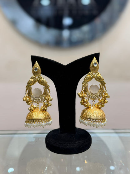 Stylish Kashmiri Golden EarRings_Design 1_ Multiple Variants