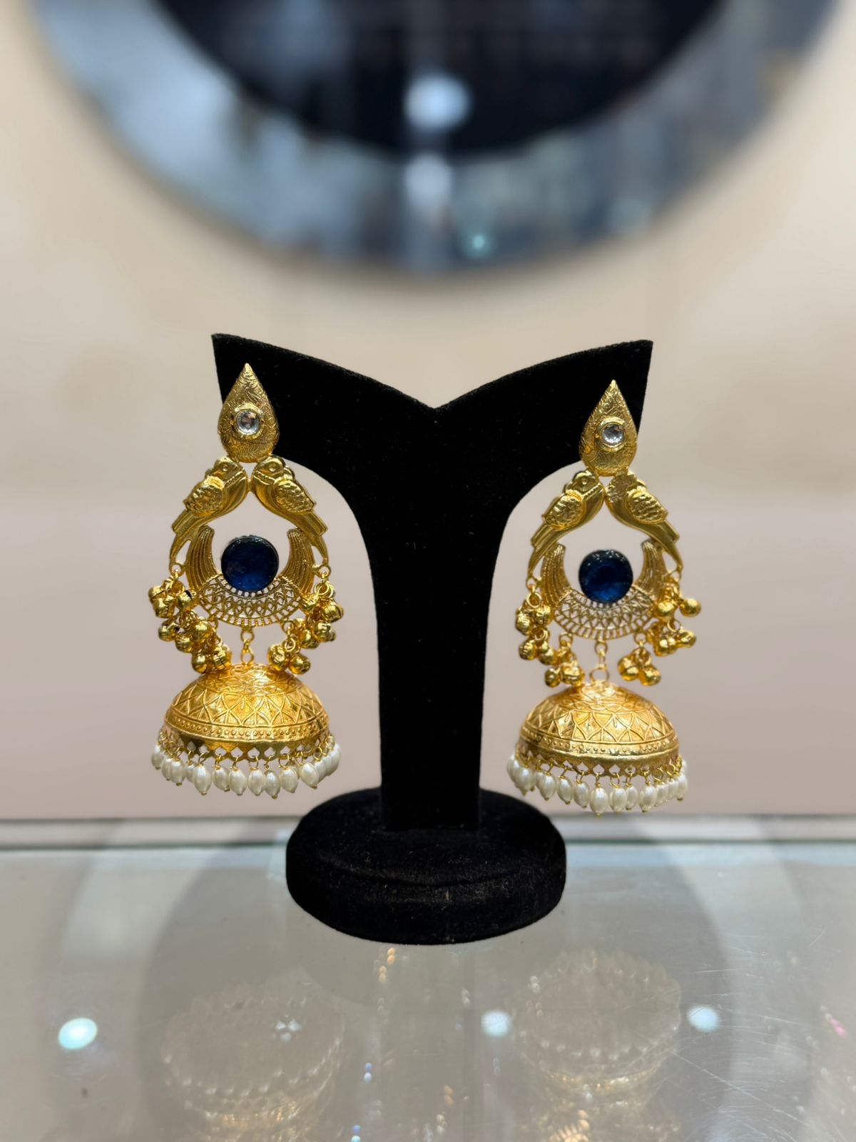 Stylish Kashmiri Golden EarRings_Design 1_ Multiple Variants