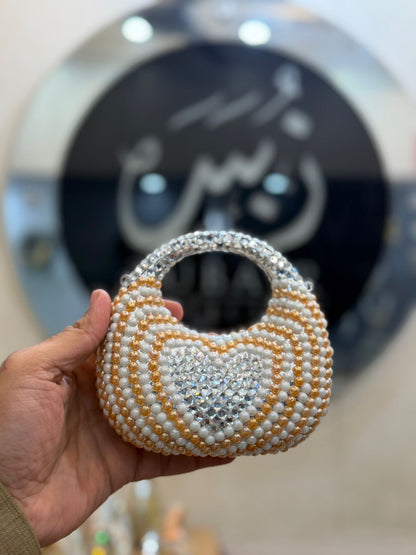 Stylish Acrylic Kundan Clutch_New Design 20