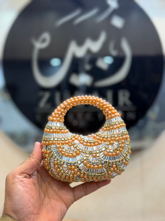 Stylish Acrylic Kundan Clutch_New Design 33