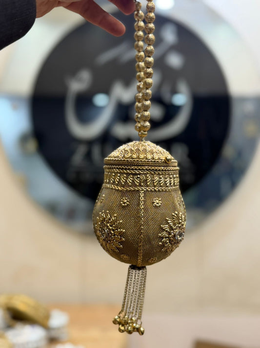 Stylish Heer Collection Golden Clutch_New Design 11