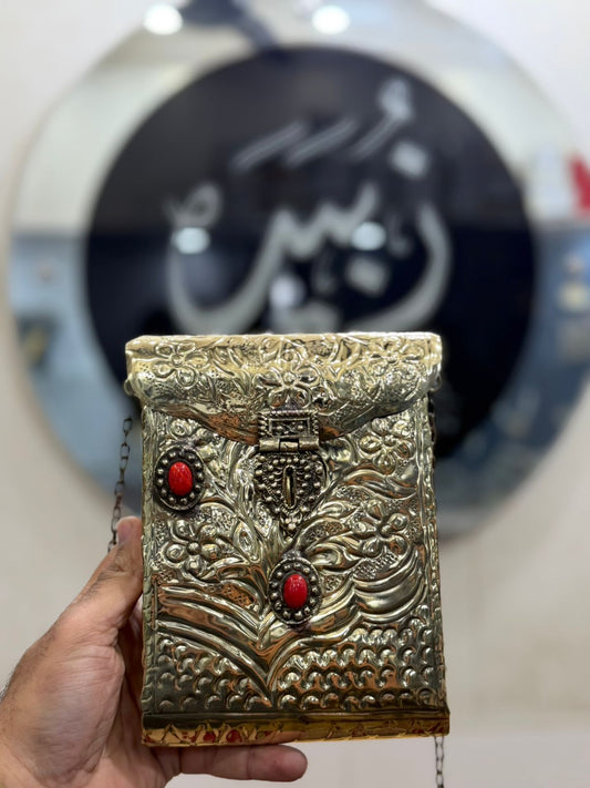 Handmade Indian Metal Clutch
