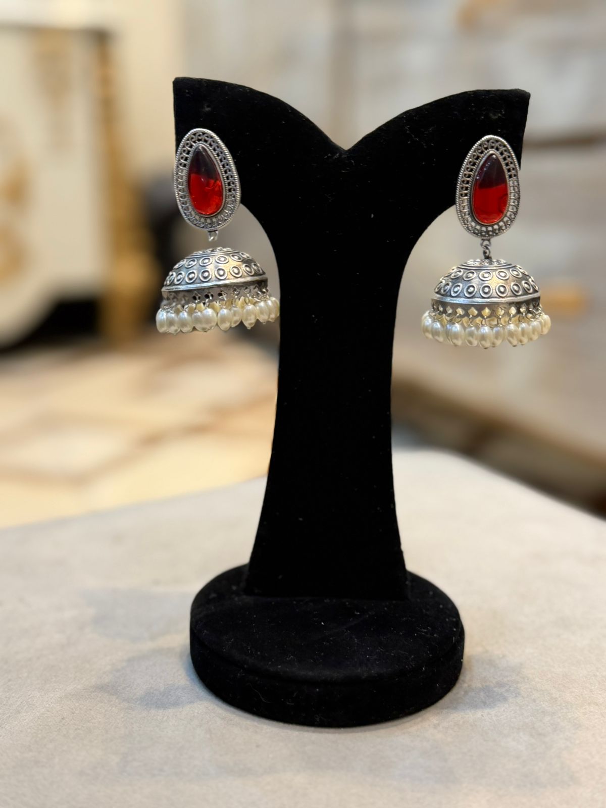 Stylish Kashmiri Oxidized Jhumkay_New Design 6