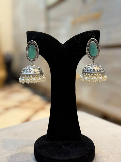 Stylish Kashmiri Oxidized Jhumkay_New Design 8
