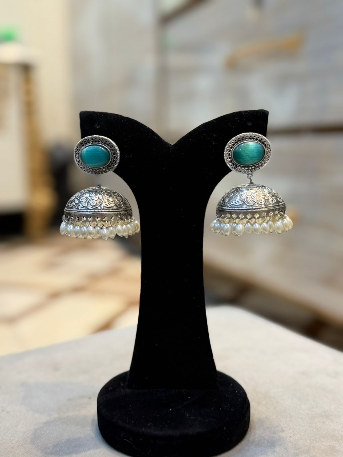 Stylish Kashmiri Oxidized Jhumkay_New Design 11