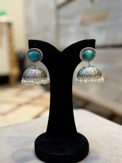 Stylish Kashmiri Oxidized Jhumkay_New Design 11