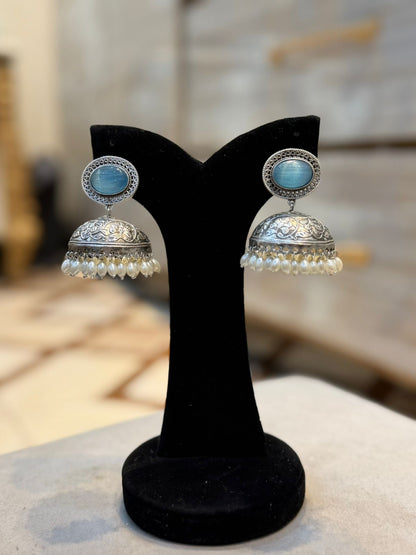 Stylish Kashmiri Oxidized Jhumkay_New Design 12