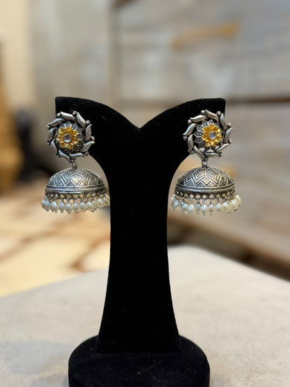Stylish Kashmiri Oxidized Jhumkay_New Design 14