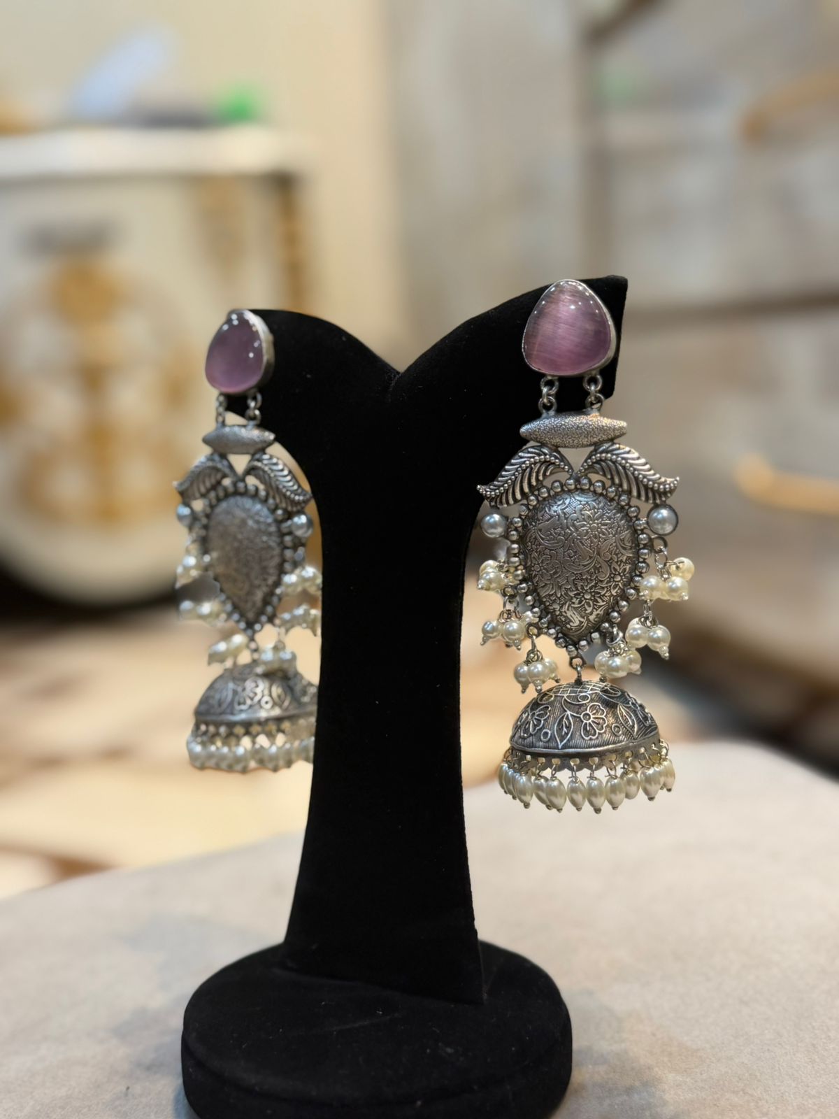 Stylish Kashmiri Oxidized Jhumkay_New Design 15