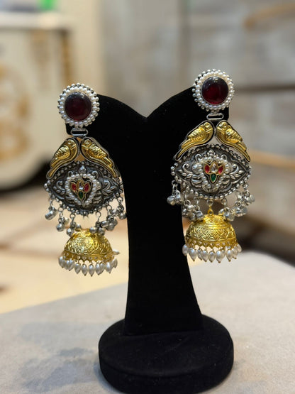 Stylish Kashmiri Oxidized Jhumkay_New Design 19