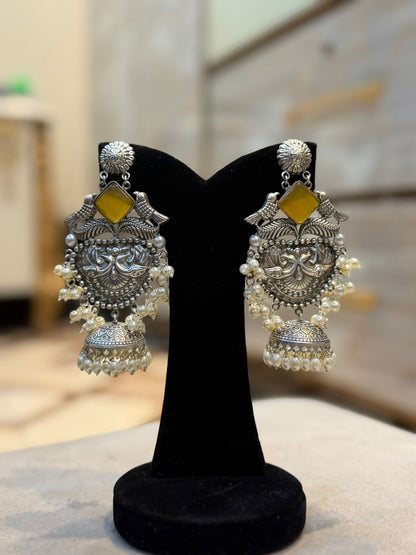 Stylish Kashmiri Oxidized Jhumkay_New Design 23