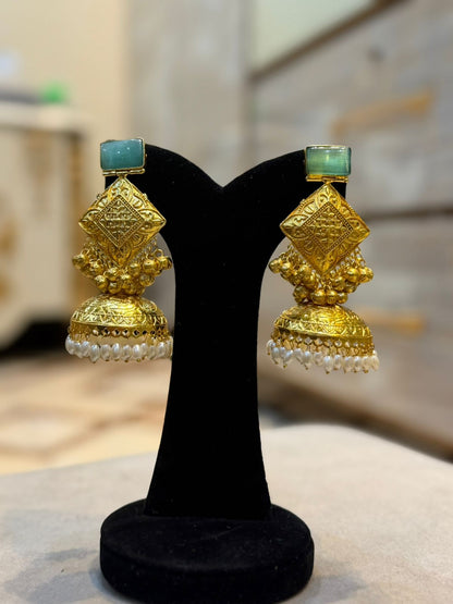 Stylish Kashmiri Oxidized Jhumkay_New Design 24