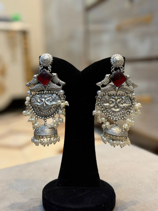 Stylish Kashmiri Oxidized Jhumkay_New Design 26