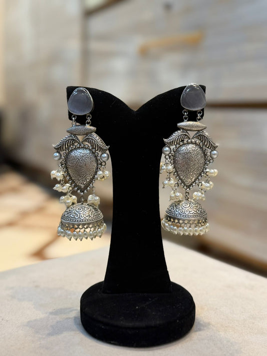 Stylish Kashmiri Oxidized Jhumkay_New Design 34