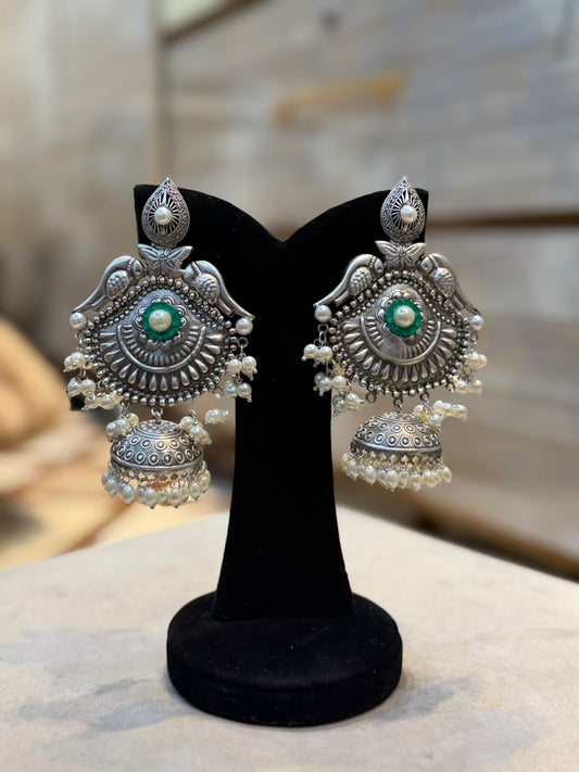 Stylish Kashmiri Oxidized Jhumkay_New Design 36
