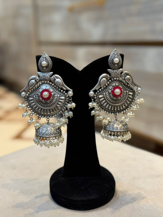 Stylish Kashmiri Oxidized Jhumkay_New Design 37