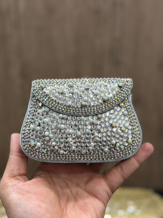 Handmade Luxury Kundan Designer Clutch_New Design 4