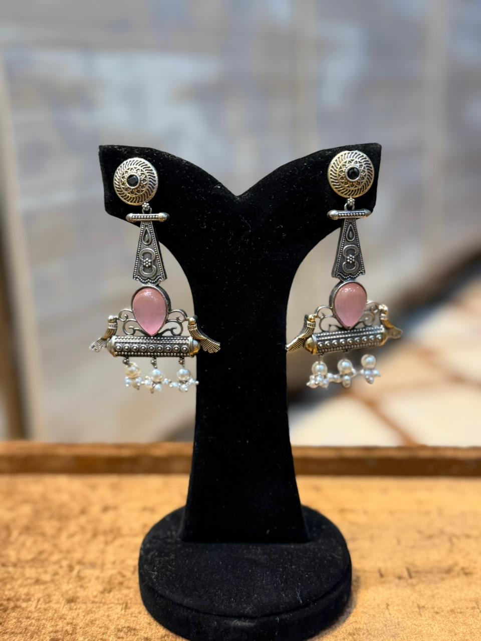 Stylish Silver Oxidized Trending EarRings_New Design 2