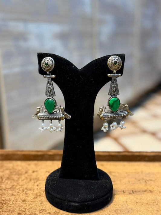 Stylish Silver Oxidized Trending EarRings_New Design 2