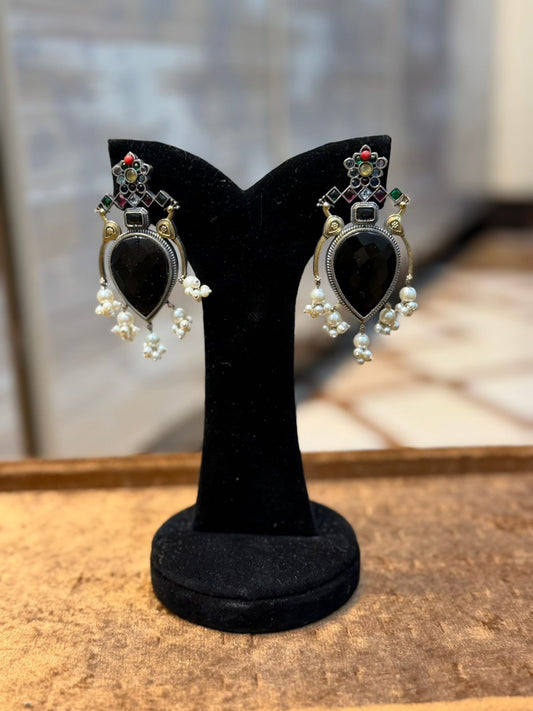 Stylish Silver Oxidized Trending EarRings_New Design 4