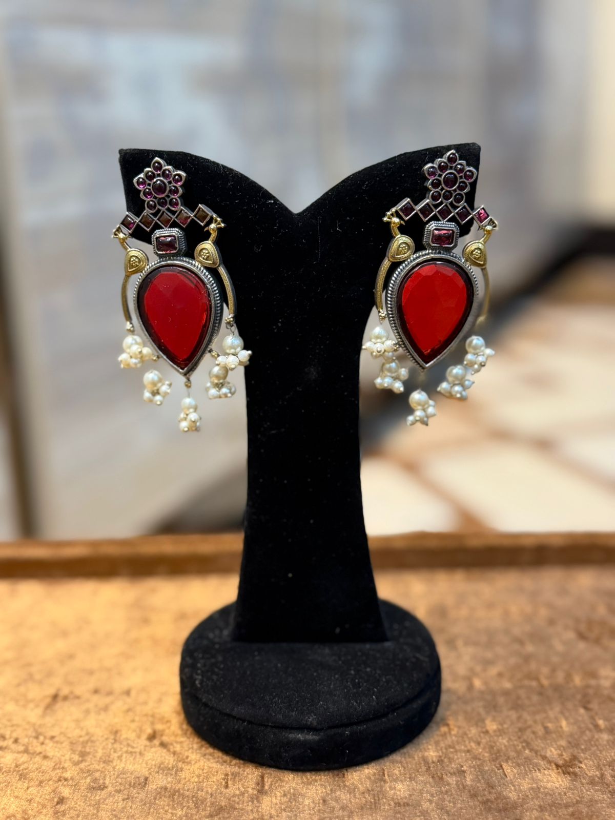 Stylish Silver Oxidized Trending EarRings_New Design 4