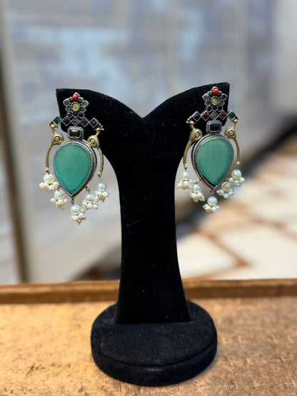 Stylish Silver Oxidized Trending EarRings_New Design 4