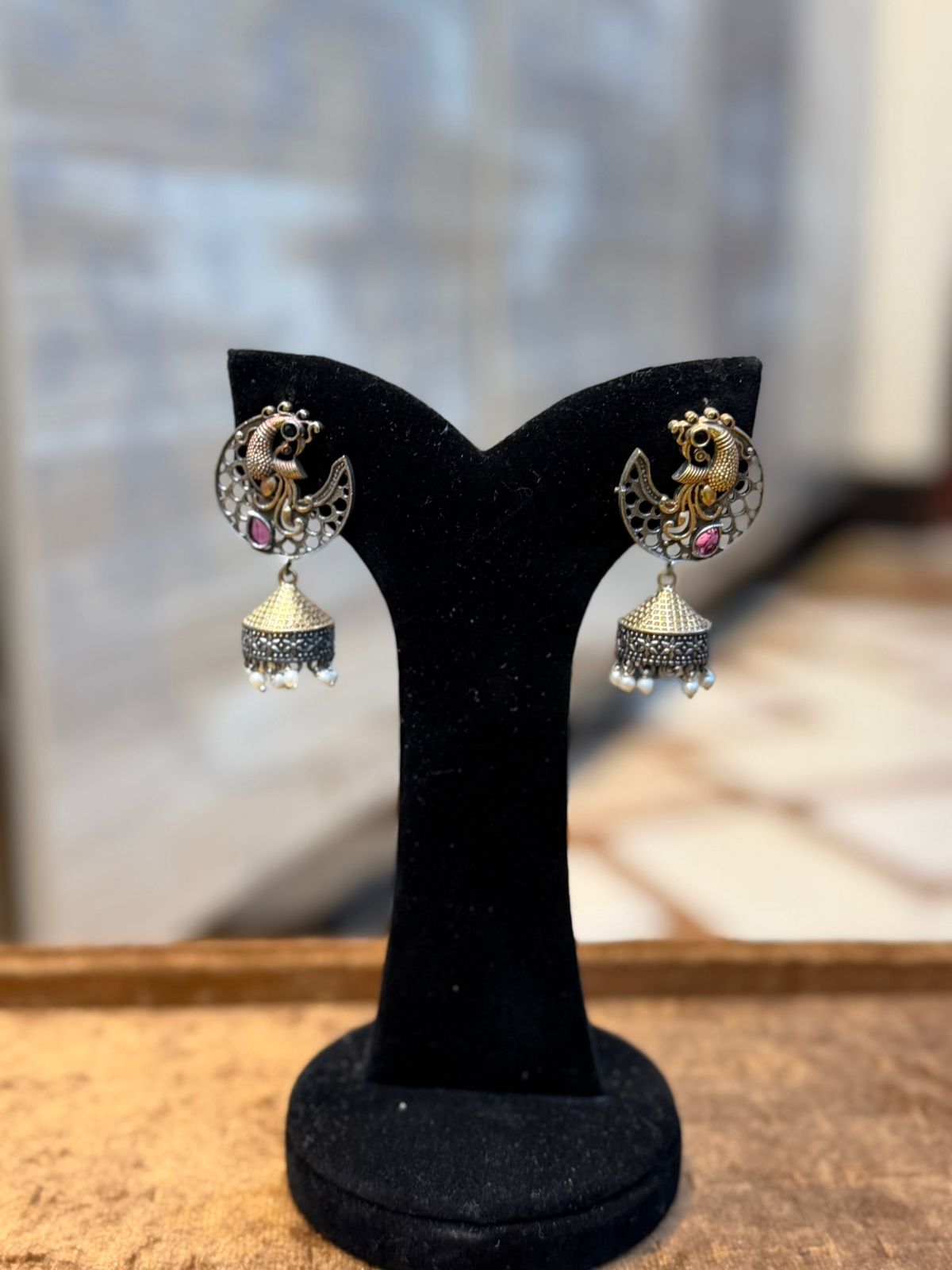 Stylish Silver Oxidized Trending EarRings_New Design 5