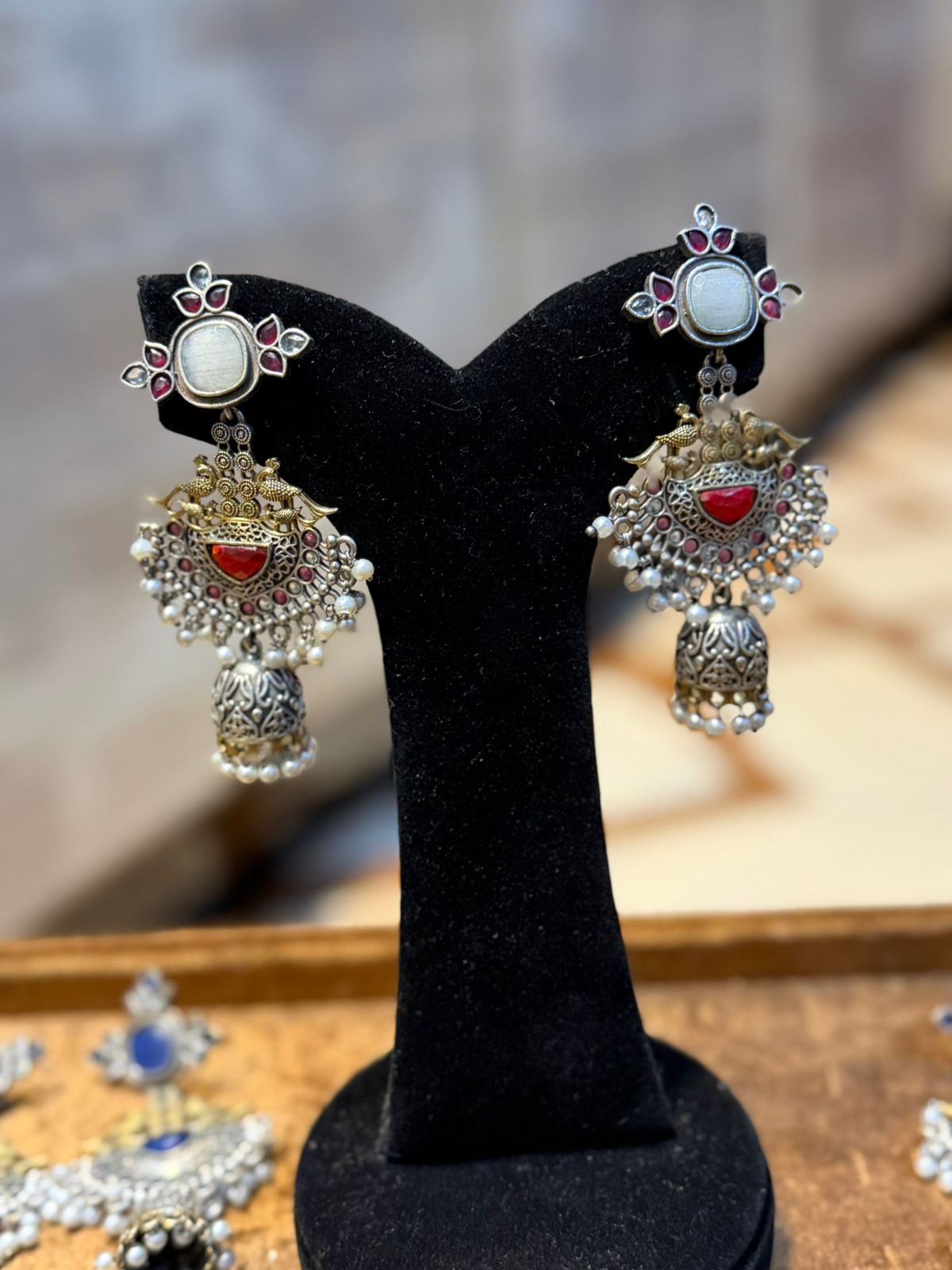 Stylish Silver Oxidized Trending EarRings_New Design 6