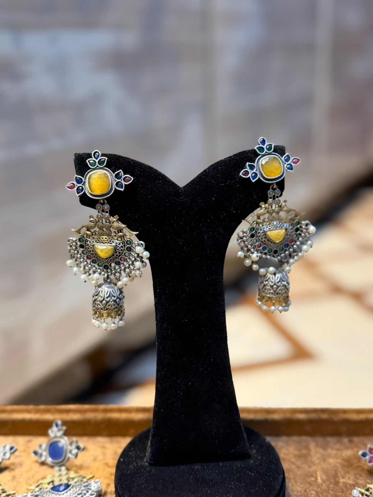 Stylish Silver Oxidized Trending EarRings_New Design 6