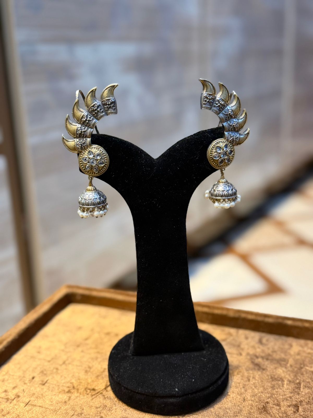 Stylish Silver Oxidized Trending EarRings_New Design 7