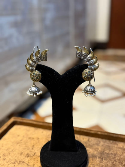 Stylish Silver Oxidized Trending EarRings_New Design 7