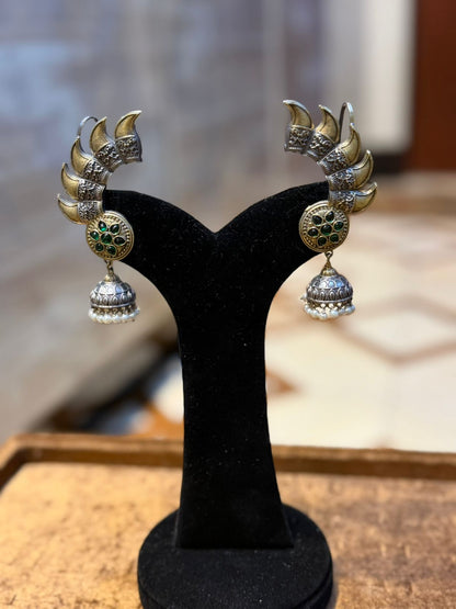 Stylish Silver Oxidized Trending EarRings_New Design 7