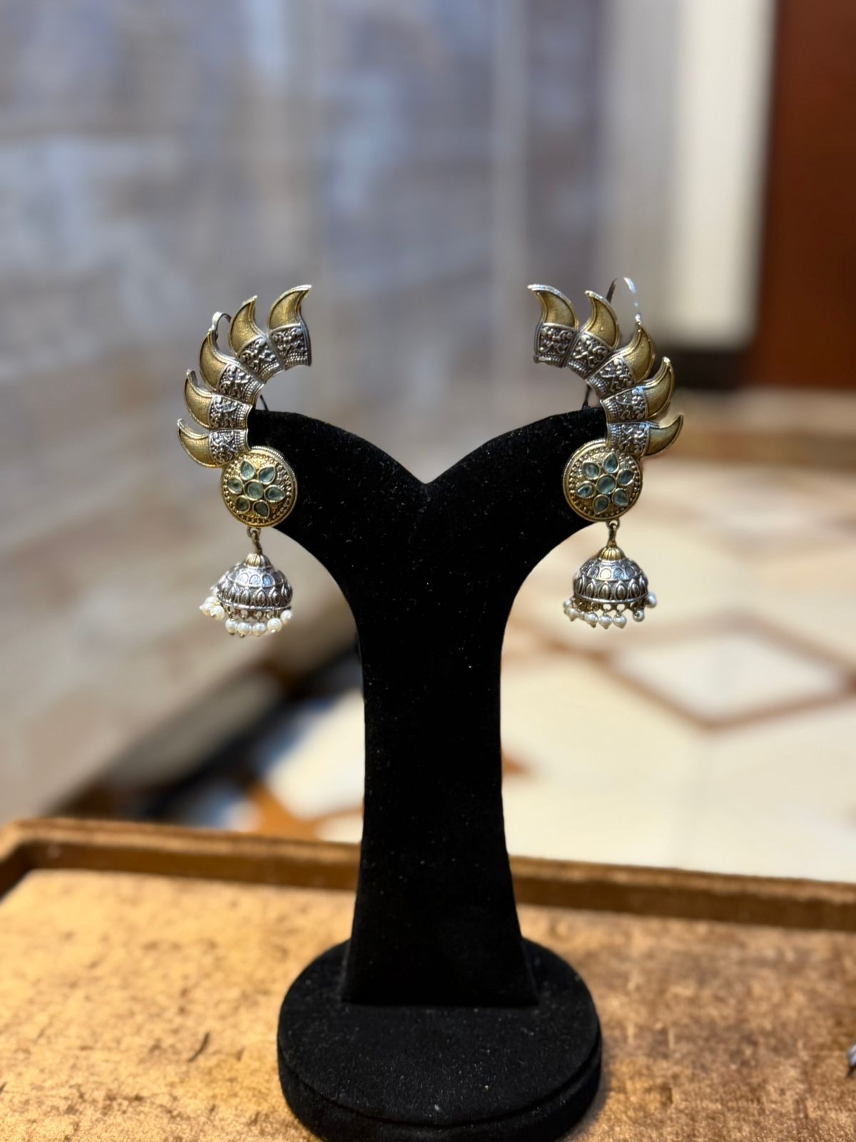 Stylish Silver Oxidized Trending EarRings_New Design 7