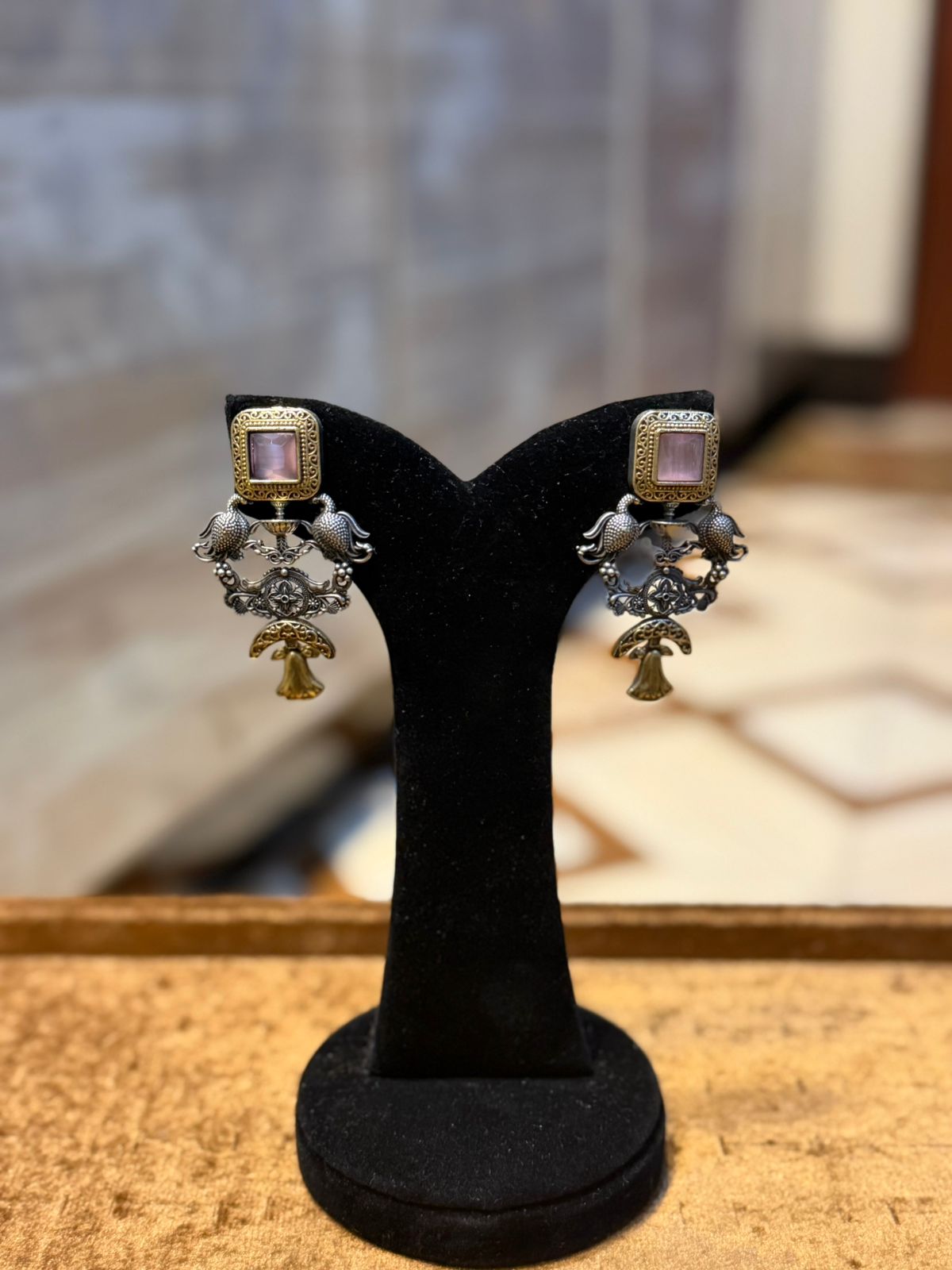 Stylish Silver Oxidized Trending EarRings_New Design 8