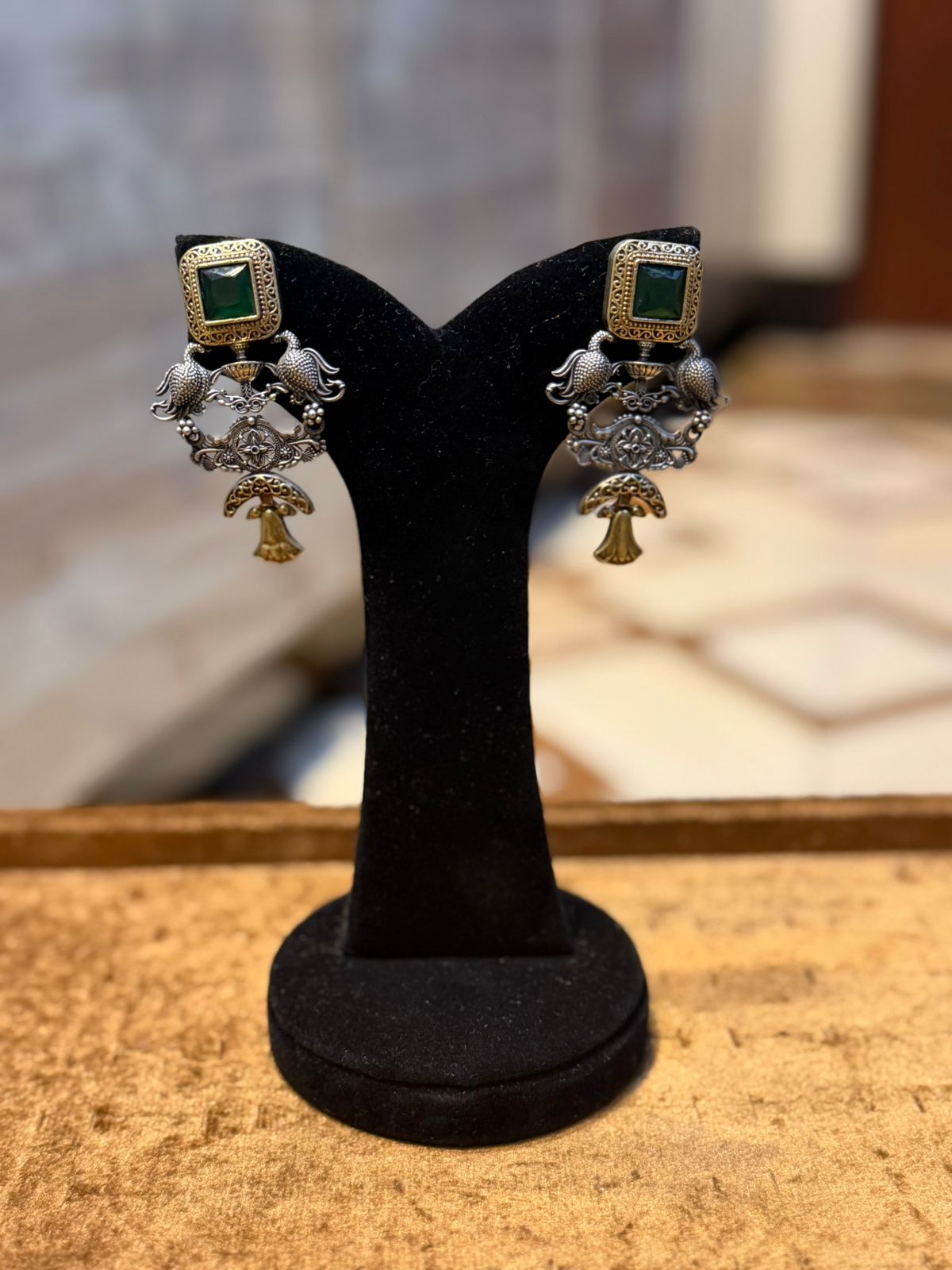 Stylish Silver Oxidized Trending EarRings_New Design 8