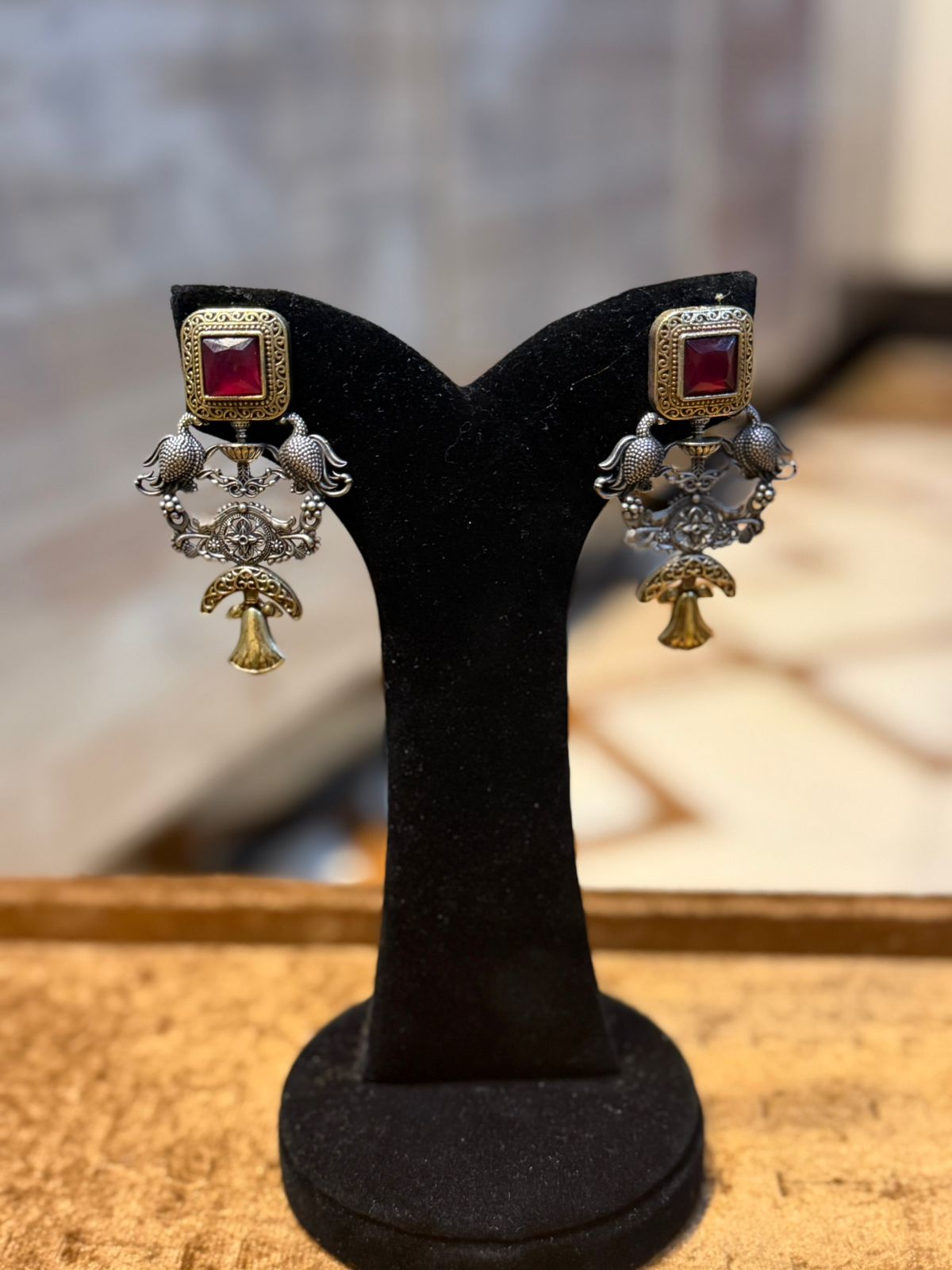 Stylish Silver Oxidized Trending EarRings_New Design 8