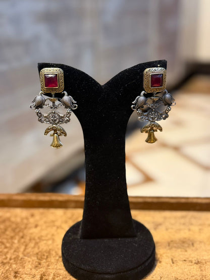 Stylish Silver Oxidized Trending EarRings_New Design 8