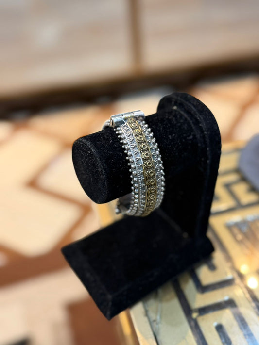 Stylish Silver Oxidized Bangles_New Design 6