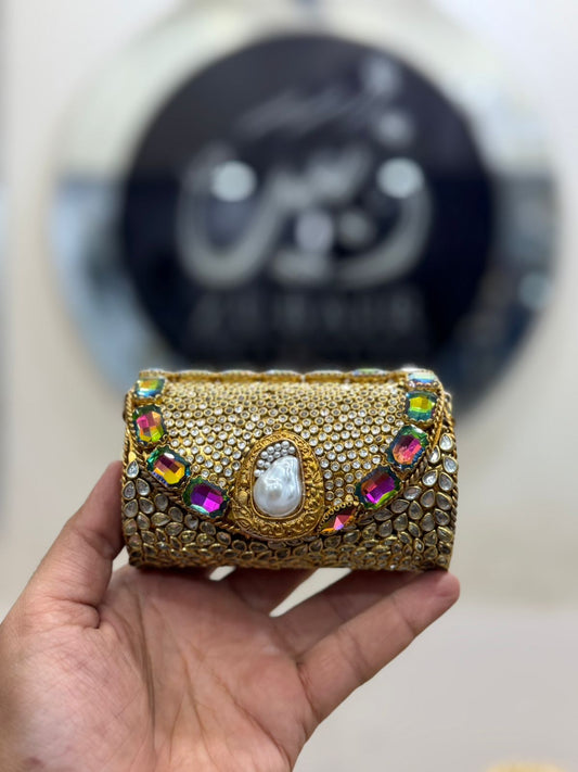 Turkish_Kundan Designer Clutch_Design 38