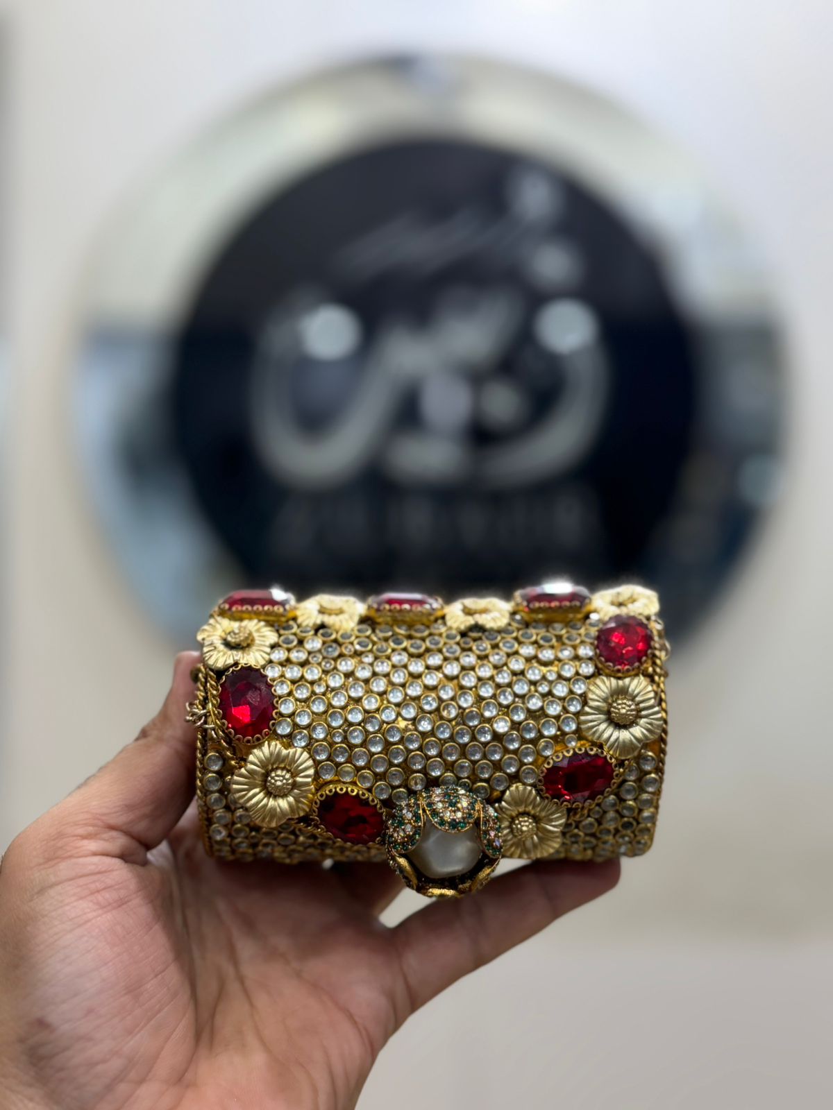 Turkish_Kundan Designer Clutch_Design 41