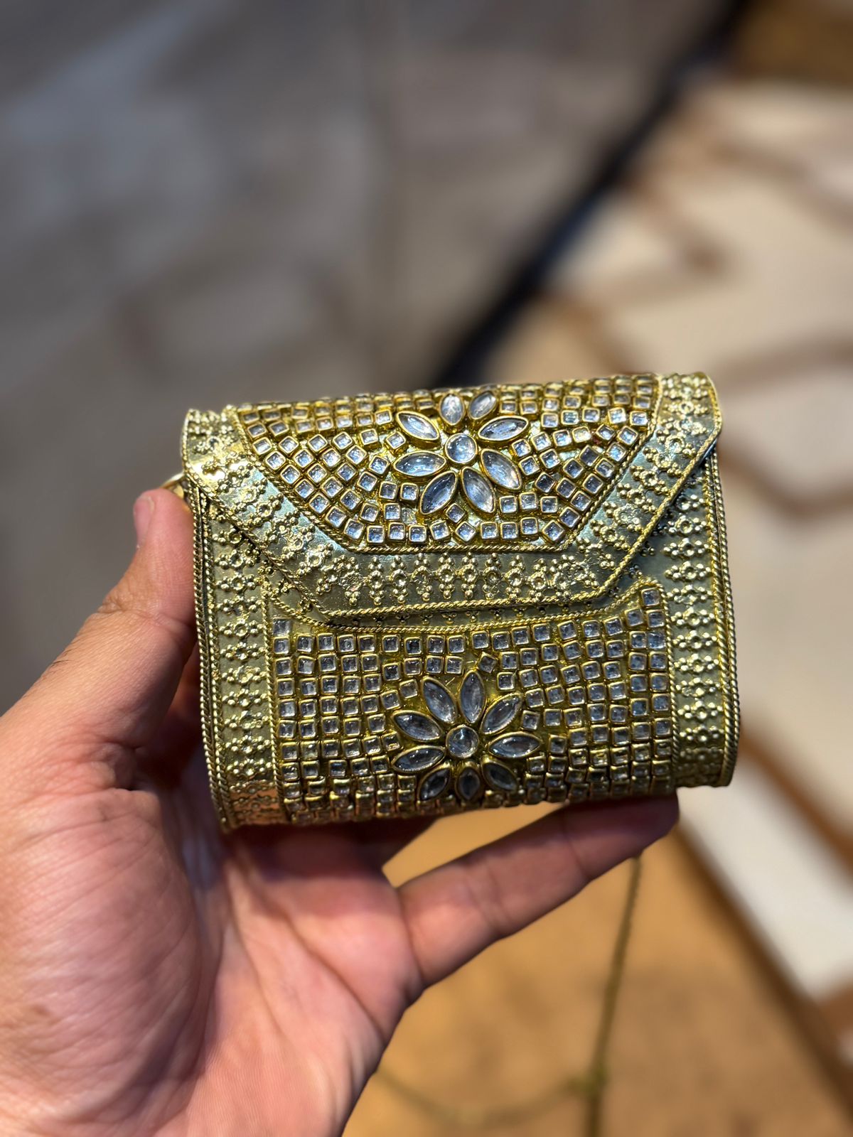Turkish_Kundan Designer Clutch_New Design 39