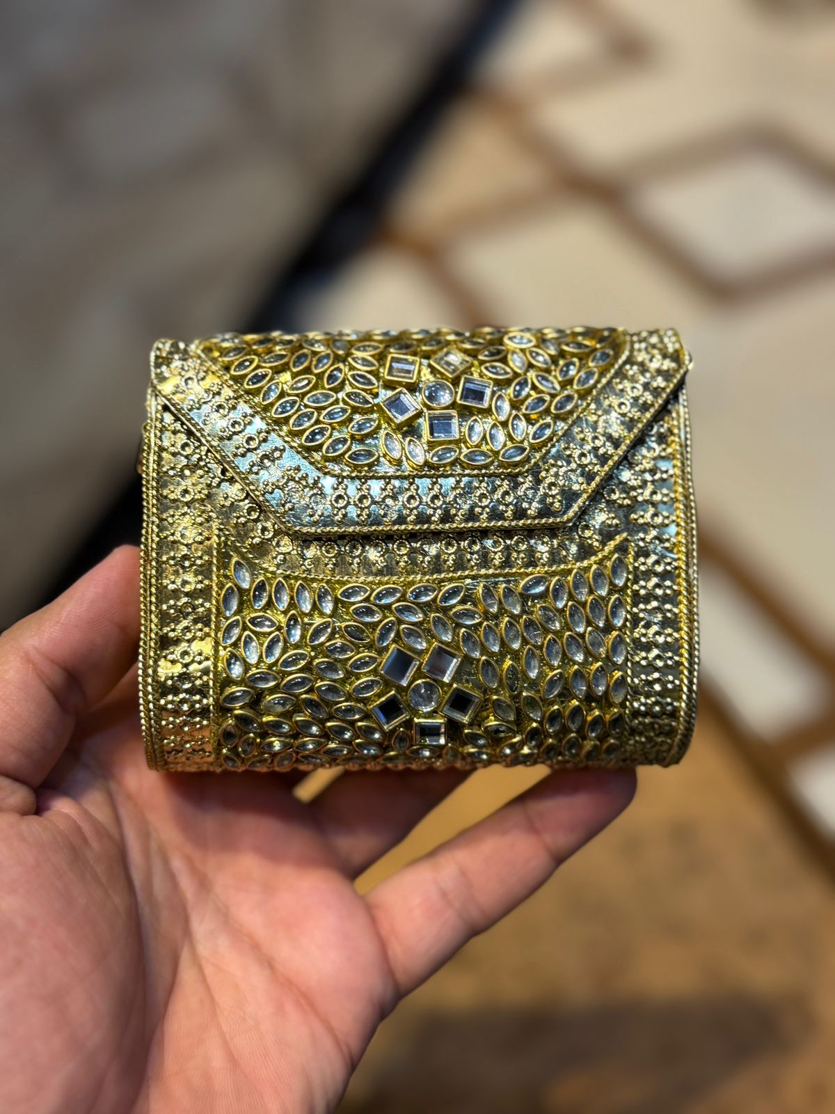Turkish_Kundan Designer Clutch_New Design 41