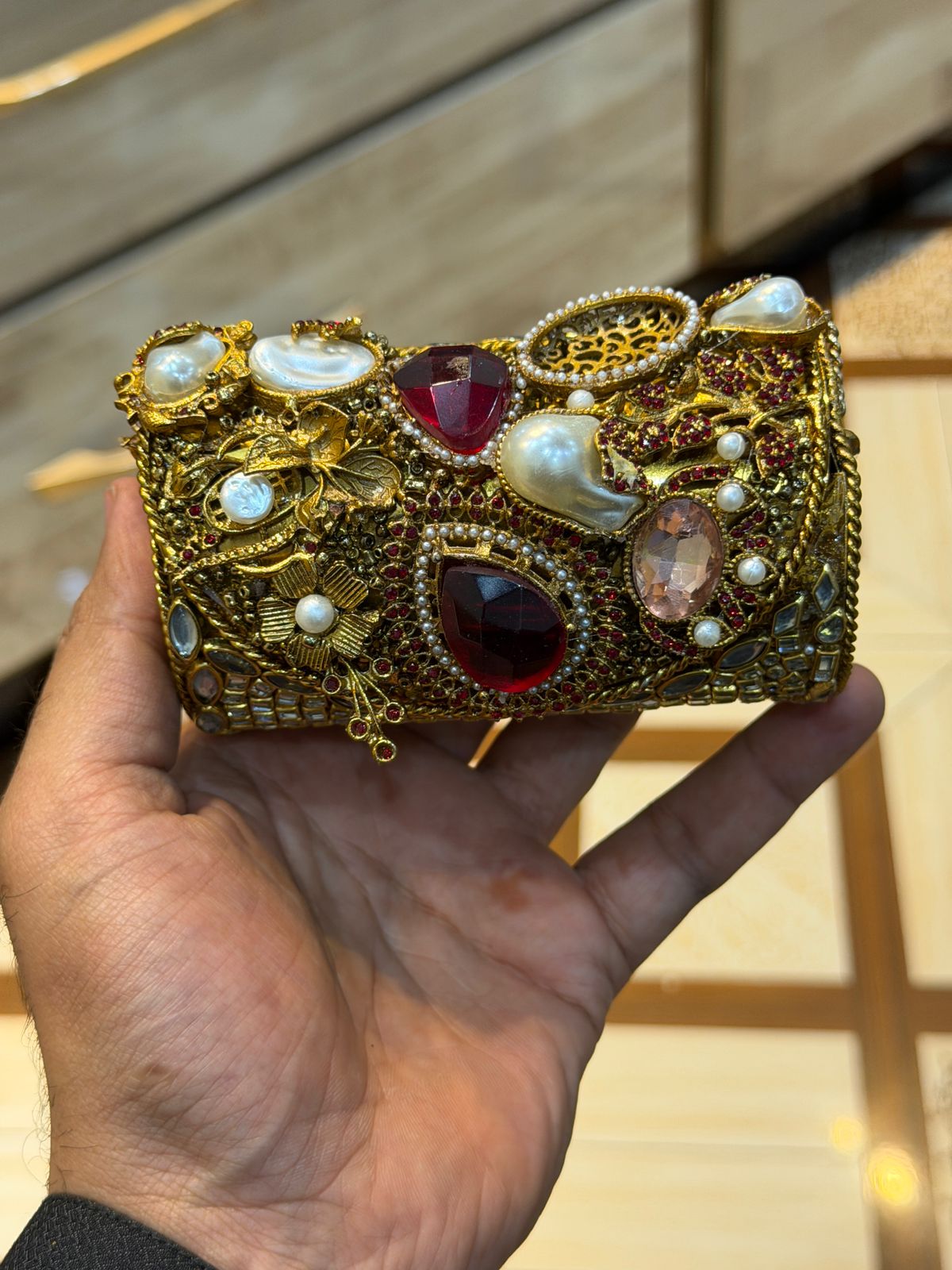 Turkish_Kundan Designer Clutch_New Design 10