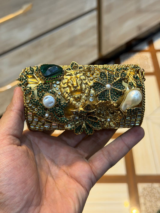 Turkish_Kundan Designer Clutch_New Design 16
