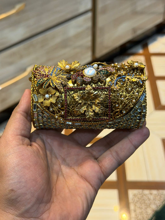 Turkish_Kundan Designer Clutch_New Design 18